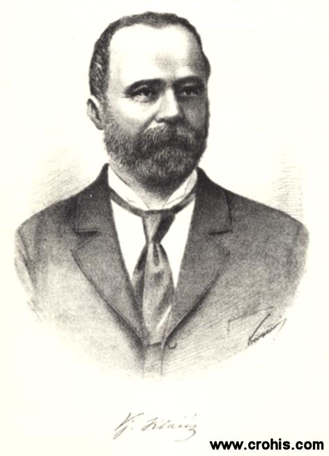 Vjekoslav Klaić (1849. - 1929.), povjesničar, književnik i muzikolog.