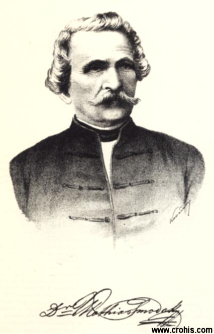 Matija Smodek (1808. – 1881.) prvi profesor hrvatskog jezika na zagrebačkoj akademiji.