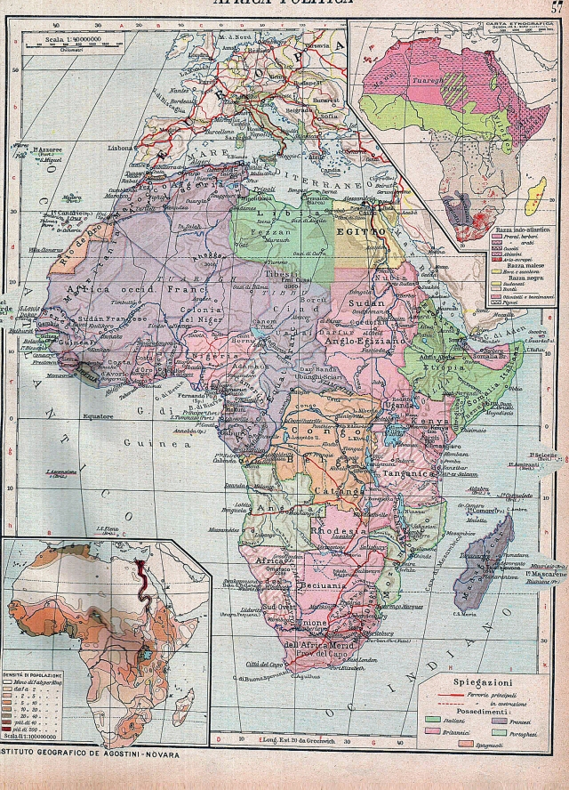 Afrika - politička karta